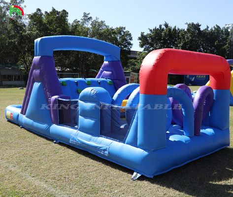 Außenhandel aufblasbarer Aussteiger Combo Bounce House Kinderparty Schleuderschloss mit Rutschkugel Pit Klettern Hindernis-Blower