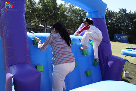 Außenhandel aufblasbarer Aussteiger Combo Bounce House Kinderparty Schleuderschloss mit Rutschkugel Pit Klettern Hindernis-Blower