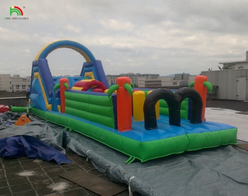 Aufblasbare Spielplätze riesige PVC-Kinder Outdoor aufblasbare Hindernisbahn