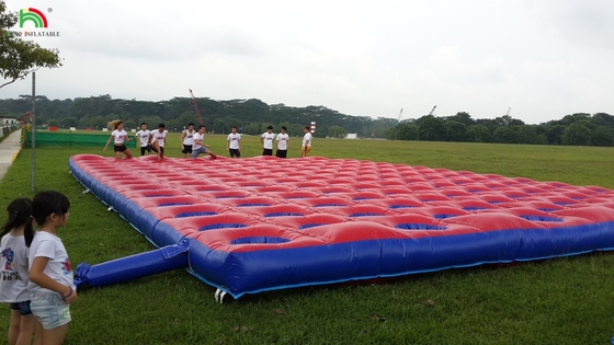 PVC Tarpaulin 5k Aufblasbare Hindernisbahn Combo Große Rutsche Interaktive Erwachsene Aufblasbare Hindernis