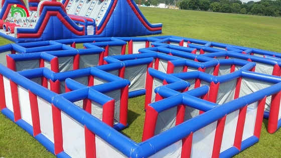 Individuell aufblasbare Hindernisbahn aufblasbare Labyrinthspiele aufblasbare Labyrinth