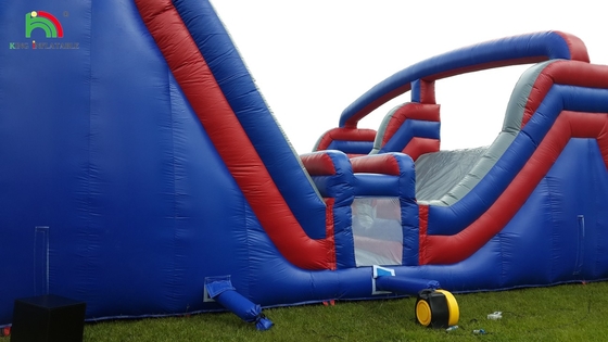 Individuell aufblasbare Kletterwände Sprungkasten Rutsche Hindernis Spaß Sportprodukte aufblasbare Land Hindernis Kurs
