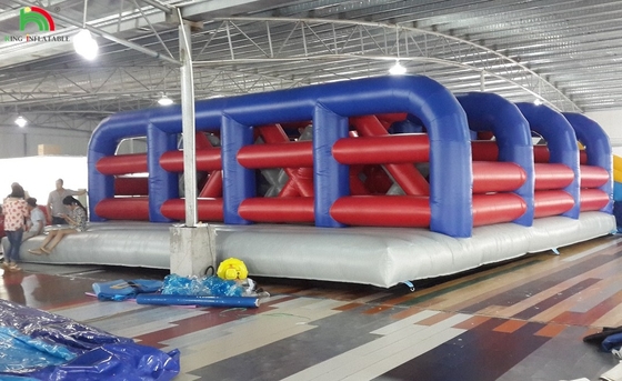 Commercial aufblasbare Hindernisbahn Combo Bouncer Jumping Castle Sprunghaus