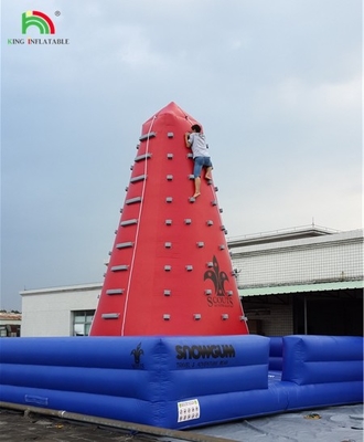 Popular Outdoor Mobile Amusement Luft herausfordernde Spiele aufblasbare Kletterturm Felsenkletterwand für Kinder Innenraum