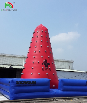 Popular Outdoor Mobile Amusement Luft herausfordernde Spiele aufblasbare Kletterturm Felsenkletterwand für Kinder Innenraum