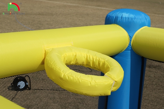 Indoor Outdoor Party Aufblasbares Sprunghaus Kleinkind Sprunghaus Kombination mit Ball-Pit-Slide Basket Trampolin