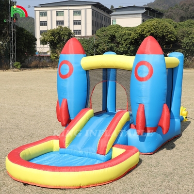 Indoor Outdoor Party Aufblasbares Sprunghaus Kleinkind Sprunghaus Kombination mit Ball-Pit-Slide Basket Trampolin