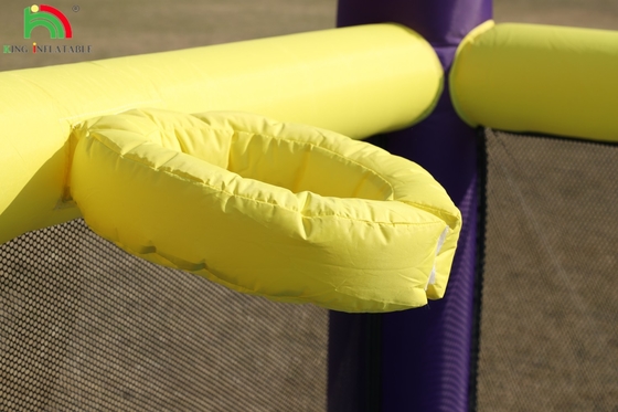 Aufblasbares Sprunghaus Combo mit Rutsche Klettern Wand Hindernisse Trampolin Ball Pit Pool