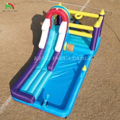 Aufblasbares Sprunghaus Combo mit Rutsche Klettern Wand Hindernisse Trampolin Ball Pit Pool
