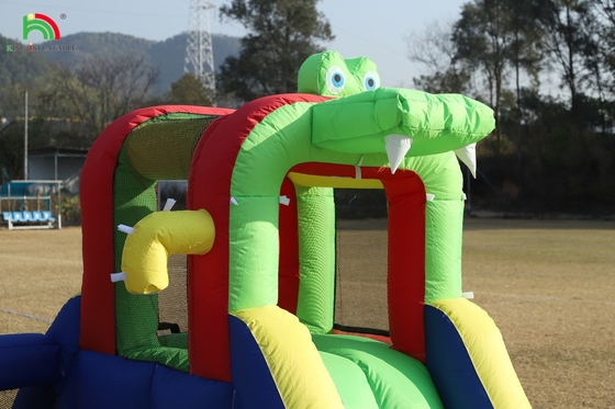 Kinderparty Nasse Trockene Aufblasbare Sprunghaus Wasserrutsche Sprungbouncer Combo Mit Größerem Splash Pool Klettern Blower Basket Dartboard