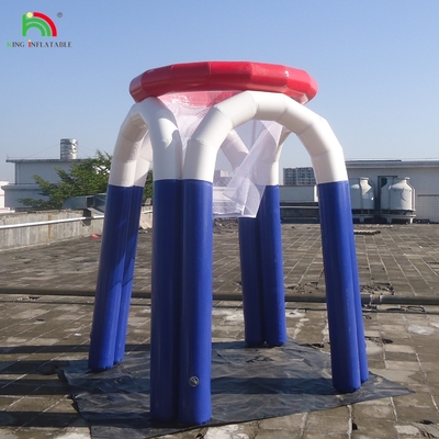 Aufblasbare Basketball-Tore Aufblasbare Basketball-Hoop Wassersport Aufblasbare Wasserbasketball-Hoop