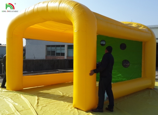 Fußball Shoot Out Spiel Guter Preis Kommerzielles Dauerhaft Aufblasbares Fußballtor