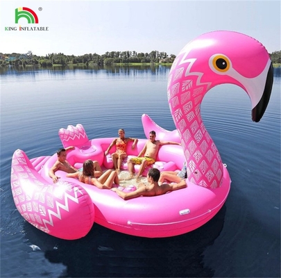 6 Personen aufblasbarer Pfau Wasserberg Meer See Pool Schwimmbad Wasser Spielzeug Riese Einhorn Flamingo aufblasbares Schwimmbad für Wasserparty
