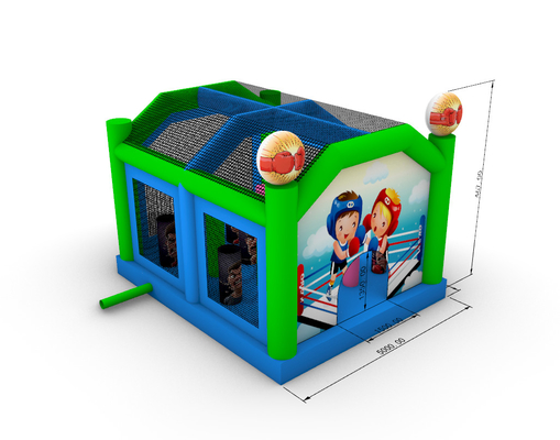 Aufblasbare Kampfarena Erwachsene Kinder Trampolinpark Aufblasbare Gladiatoren Kampf-Spiel Schlagburg