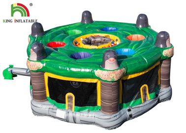 Aufblasbarer menschlicher Schlag im Freien - A - Mole-Spiel mit völlig Digital Priting