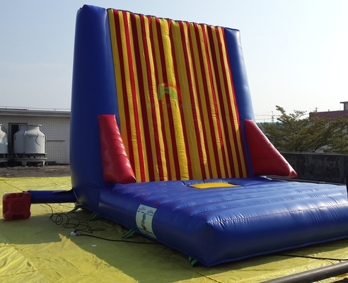 Fabrik Großhandel Gewerbliches Outdoor-Sportspiel Erwachsene Aufblasbare Klebrige Wandspiel Aufblasbare Springende Sprungburg