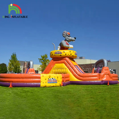 Outdoor Traktor-Hindernisparcours, aufblasbar Traktorausstattung Hindernislauf, aufblasbarer Hindernisparcours