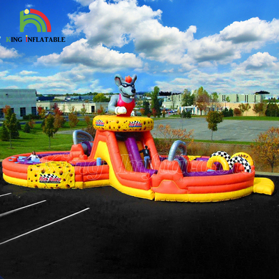 Outdoor Traktor-Hindernisparcours, aufblasbar Traktorausstattung Hindernislauf, aufblasbarer Hindernisparcours