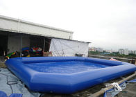 Bewegliche tragbare große aufblasbare Schwimmbäder mit kundengebundener Farbe, weiches PVC-Material