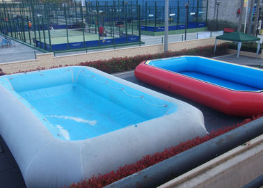 Blaue aufblasbare Schwimmbäder PVCs