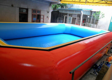 Blaue aufblasbare Schwimmbäder PVCs
