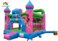 Dauerhafte PVC-Rosa-Prinzessin Inflatable Commercial Bounce Houses für Kinder Activites im Freien