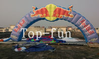 12m Spanne durch 4m hohes Oxford Gewebe-aufblasbaren Bogen für Förderung für Anzeige Red Bull