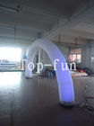 Weißer aufblasbarer Bogen mit LED-Nachtlicht für Verkauf/aufblasbaren Eingangs-Bogen mit LED-Rohr