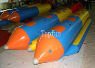 Dauerhaftes aufblasbares des Wasser-Schlitten-aufblasbares Bootes 8 des fliegenden Fisches/der Banane Bananen-Boot Sitze aufblasbares/PVC