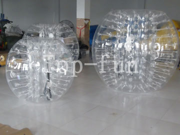 1,2/1,5/1.8m transparenter aufblasbarer Körper-Stoßball PVCs/TPU für Kinder und Erwachsene
