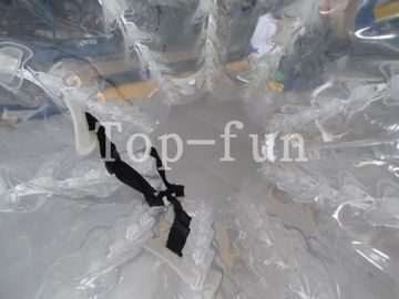 1,2/1,5/1.8m transparenter aufblasbarer Körper-Stoßball PVCs/TPU für Kinder und Erwachsene