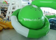Grüne/weiße UFO-Form PVC-Planen-aufblasbares sich hin- und herbewegendes Saturn-Wasser-Spielzeug für das Klettern