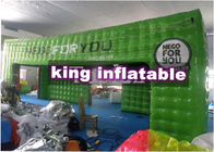 Grünes aufblasbares Würfel-Zelt für Anzeige/aufblasbares unterschiedliches Ereignis