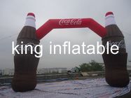 Coca- Colaflaschen-Form-aufblasbare Bögen für die Werbung/aufblasbaren Eingangs-Bogen