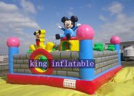 Reizender Mickey scherzt aufblasbaren Vergnügungspark für springenden Spaß 0.45mm - 0.55mm PVC