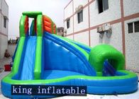7 x 3m nettes aufblasbares Wasserrutsche-Gelb-Plato PVC-Planen-Pool-Dia für Kinder