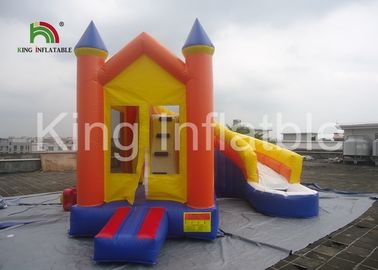 Wenig nette kombinierte aufblasbare Schlag-Sprungs-Haus-Wasserrutsche für Kinderdia-Spaß