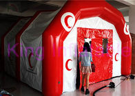 Aufblasbare Gebläse CER Zelt rote/weiße Gewohnheit PVCs für/Innenereignisse die im Freien