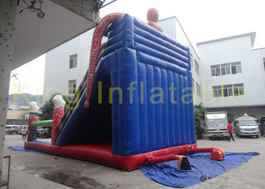 Spider-Man-einbahnige aufblasbare im Freien trocknen Dia mit springendem Prahler durch Plato PVC