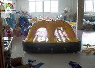 Gelbe/rote PVC-Planen-aufblasbares Wasser-Spielzeug/riesige Schuhe für Wasser-Sport