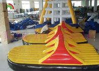 Gelbe/rote PVC-Planen-aufblasbares Wasser-Spielzeug/riesige Schuhe für Wasser-Sport