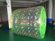 Crazy fun double layered PVC / TPU Inflatable Water Toy , Interesting inflatable rollers