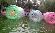 Colorful Inflatable Water Toy , Human Size Inflatable Water Roller Ball