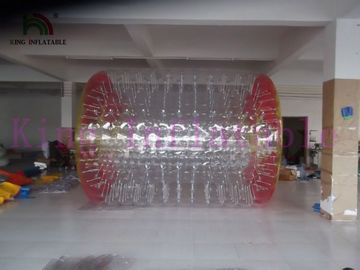 Kinder/erwachsenes aufblasbares Wasser-Spielzeug-gehender Rollen-Ball fertigten Logo und Farbe besonders an