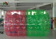 Rot und grünen Sie 2.8m lange aufblasbare Wasser-Rollen-aufblasbares Wasser-Sport-Spielball-Spielzeug