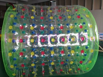 Riesiges transparentes aufblasbare Wasser-Spielzeug-Rolle PVCs/TPU für Kinder und Erwachsene