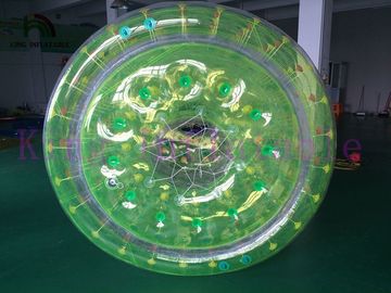 Riesiges transparentes aufblasbare Wasser-Spielzeug-Rolle PVCs/TPU für Kinder und Erwachsene