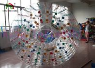 Buntes transparentes Explosions-Spielzeug-aufblasbare Wasser-Rollen-Bälle PVCs
