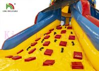 Buntes Explosions-Karussell-trockenes Dia-Turm-Dia PVCs mit Kletterwand für Kinder