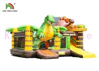 Dinosaurier-Thema PVC-Explosions-federnd Schloss mit Dia-Dschungel-Abenteuer für Kinder